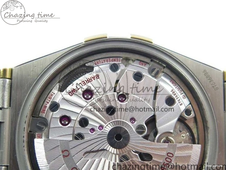 0115 Stylish Constellation 38mm SS RG VSF 1:1 Best Edition WhiteTextured Dial on SS RG Bracelet A8500 Super Clone 7921